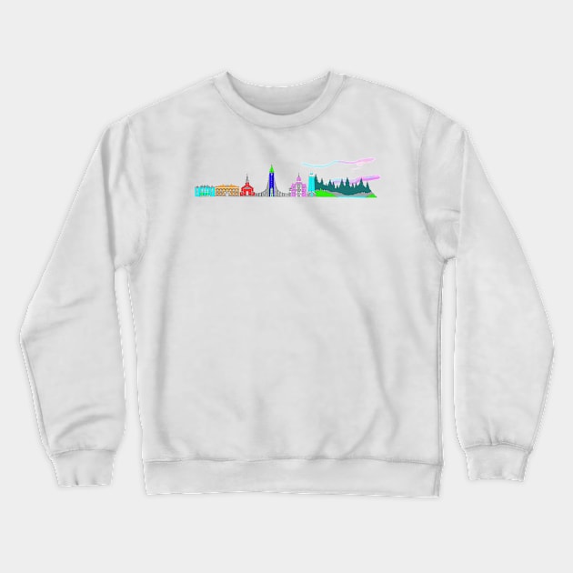 Reykjavik buildings Crewneck Sweatshirt by drknice